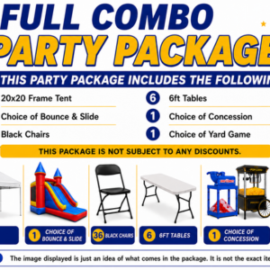 Full Combo Party Package (36 Guests)